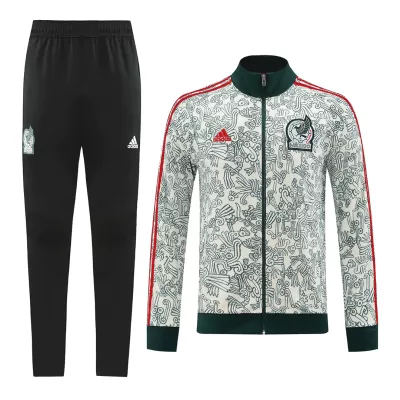 Mexico Jacket Tracksuit 2022 Cream&Black - myjersey