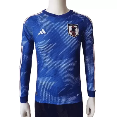 Authentic Japan Home Long Sleeve Soccer Jersey 2022 Men - myjersey