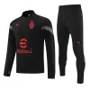 AC Milan 1/4 Zip Tracksuit 2022/23 Black - myjersey