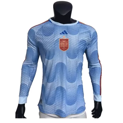 Authentic Spain Away Long Sleeve Soccer Jersey 2022 Men - myjersey