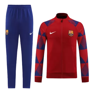 Barcelona Jacket Tracksuit 2022/23 Red - myjersey