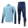 Spain 1/4 Zip Tracksuit 2022/23 Blue - myjersey