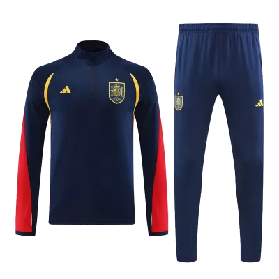 Spain 1/4 Zip Tracksuit 2022/23 Blue - myjersey