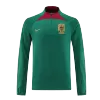 Portugal 1/4 Zip Tracksuit 2022 Green - myjersey