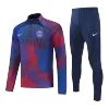 PSG 1/4 Zip Tracksuit 2022/23 Blue&Red - myjersey