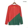 Portugal Home Long Sleeve Soccer Jersey 2022 Men - myjersey