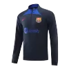 Barcelona 1/4 Zip Tracksuit 2022/23 Navy - myjersey