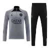 PSG 1/4 Zip Tracksuit 2022/23 White - myjersey