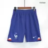 France Away Soccer Shorts 2022 Men - myjersey