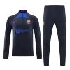 Barcelona 1/4 Zip Tracksuit 2022/23 Navy - myjersey