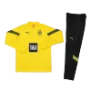 Borussia Dortmund 1/4 Zip Tracksuit 2022/23 Yellow - myjersey