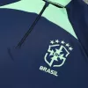 Brazil 1/4 Zip Tracksuit 2022 Navy - myjersey