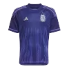 Argentina Away World Cup Kids Jerseys Full Kit 2022 - Three Stars - myjersey