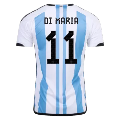 DI MARIA #11 Argentina Three Stars Home Jersey 2022 Men - myjersey