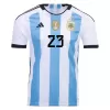 E. MARTINEZ #23 Argentina Three Stars Home Jersey 2022 Men - myjersey