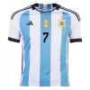 DE PAUL #7 Argentina Three Stars Home Jersey 2022 Men - myjersey