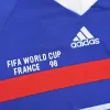 France Home Long Sleeve Soccer Jersey 1998 Men - myjersey