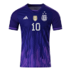 Messi #10 Argentina Away Authentic Jersey World Cup 2022 Men - Champion - myjersey
