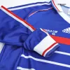 France Home Long Sleeve Soccer Jersey 1998 Men - myjersey