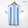 Argentina Three Stars Home Jersey World Cup 2022 Men - myjersey