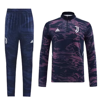 Juventus 1/4 Zip Tracksuit 2022/23 Royal Blue - myjersey