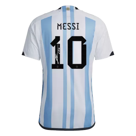 MESSI #10 Argentina Three Stars Home Jersey World Cup 2022 Men - myjersey