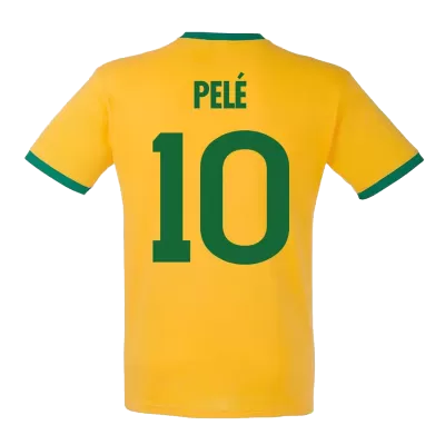 Vintage Soccer Jersey PELÉ #10 Brazil Home 1970 Men - myjersey