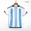 Argentina Home Kids Jerseys Kit 2022 - Three Stars - myjersey