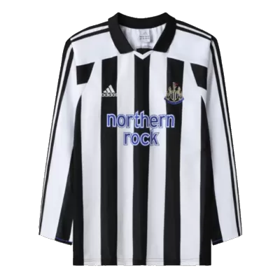 Newcastle Home Long Sleeve Soccer Jersey 2003/04 Men - myjersey