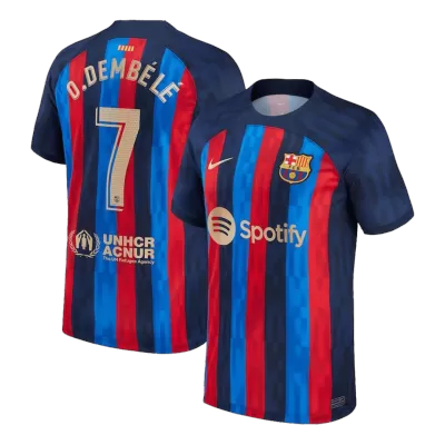 O.DEMBÉLÉ #7 Barcelona Home Jersey 2022/23 Men - myjersey