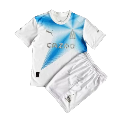 Marseille Fourth Away Kids Jerseys Kit 2022/23 - myjersey