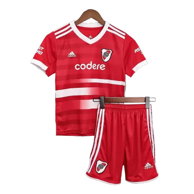 River Plate Away Kids Jerseys Kit 2022/23 - myjersey