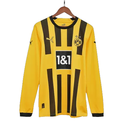 Borussia Dortmund Home Long Sleeve Soccer Jersey 2022/23 Men - myjersey