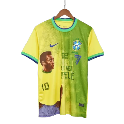 PELÉ Brazil Home Commemorative Commemorative Jersey 2022 Men - myjersey