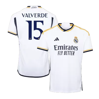 VALVERDE #15 Real Madrid Home Jersey 2023/24 Men - myjersey