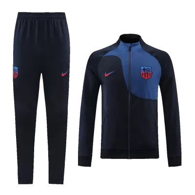 Barcelona Jacket Tracksuit 2022/23 Black - myjersey