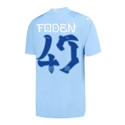 FODEN #47 Manchester City Home Jersey 2023/24 Men - Japanese Tour Printing - myjersey