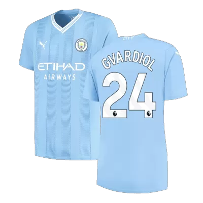 GVARDIOL #24 Manchester City Home Jersey 2023/24 Men - myjersey