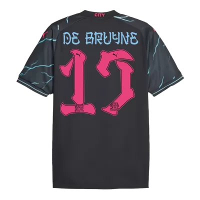 DE BRUYNE #17 Manchester City Third Away Jersey 2023/24 Men - Japanese Tour Printing - myjersey