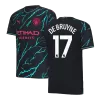 DE BRUYNE #17 Manchester City Third Away Jersey 2023/24 Men - myjersey