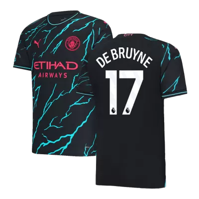 DE BRUYNE #17 Manchester City Third Away Jersey 2023/24 Men - myjersey