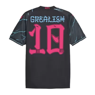 GREALISH #10 Manchester City Third Away Jersey 2023/24 Men - Japanese Tour Printing - myjersey