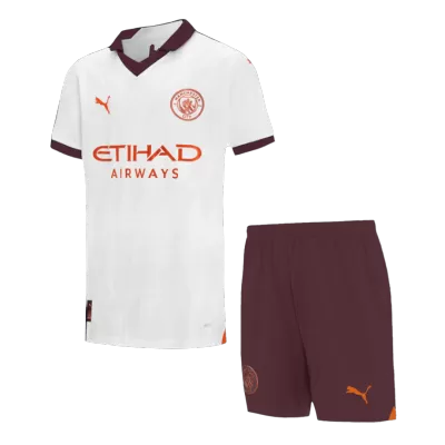 Manchester City Away Kids Jerseys Kit 2023/24 - myjersey