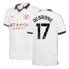 DE BRUYNE #17 Manchester City Away Jersey 2023/24 Men - myjersey