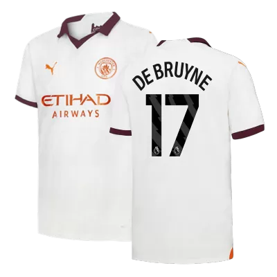 DE BRUYNE #17 Manchester City Away Jersey 2023/24 Men - myjersey