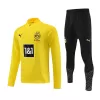 Borussia Dortmund 1/4 Zip Tracksuit 2023/24 Yellow - myjersey