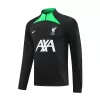 Liverpool 1/4 Zip Tracksuit 2023/24 Black - myjersey