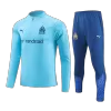 Marseille 1/4 Zip Tracksuit 2023/24 Kids Blue - myjersey