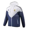 Real Madrid Hoodie Windbreaker Jacket 2023/24 Men - White&Navy - myjersey