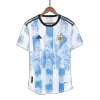 Argentina Three Stars Home Commemorative Authentic Jersey World Cup 2022 Men - myjersey